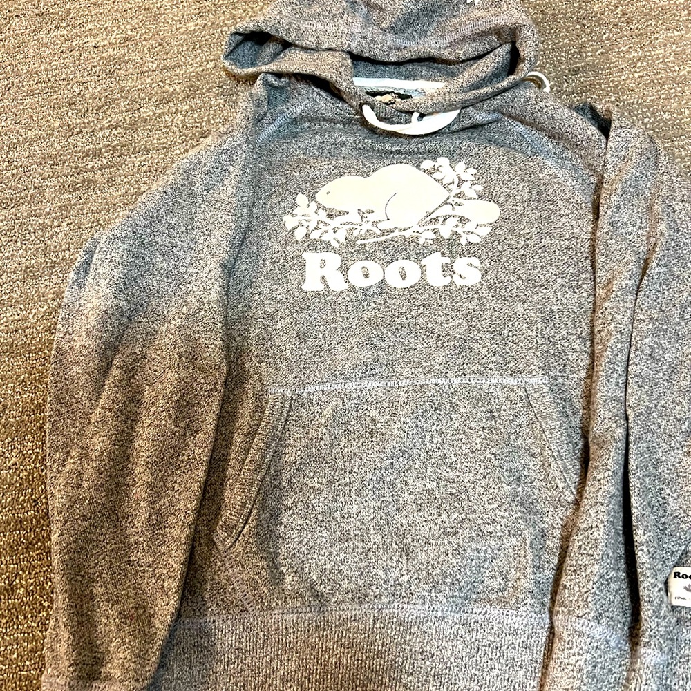 Roots grey hoodie